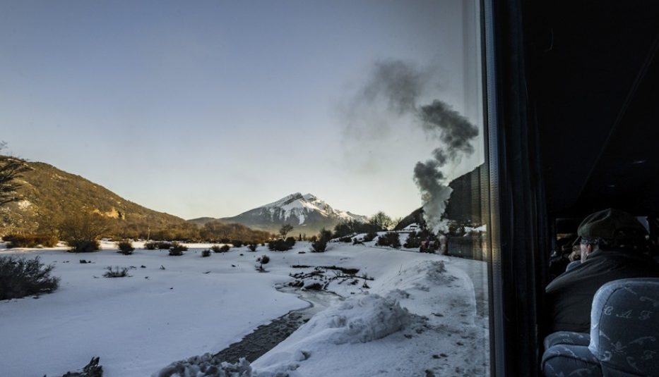 Serras De Neve Em Ushuaia. Terra Do Fogo. Foto de Stock - Imagem de  argentina, panorama: 277744952