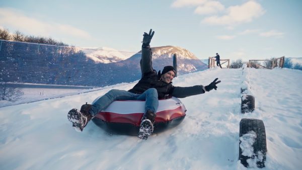 Aventura e Neve com Moto de Neve