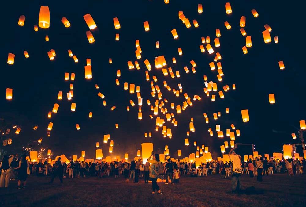 Festival das Lanternas em Chiang Mai na Tailândia 2025